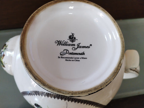 Elegante Muy Bonita Tetera De  Porcelana 7