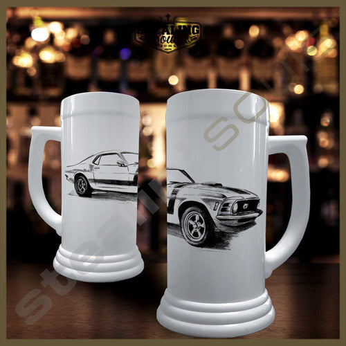 Chopp Plastico Cerveza | Ford #327 | Xr3 / Xr4 / V8 / Ghia / St / Rs / Futura / Sprint / Gt / Shelby / Birra / Mustang 0