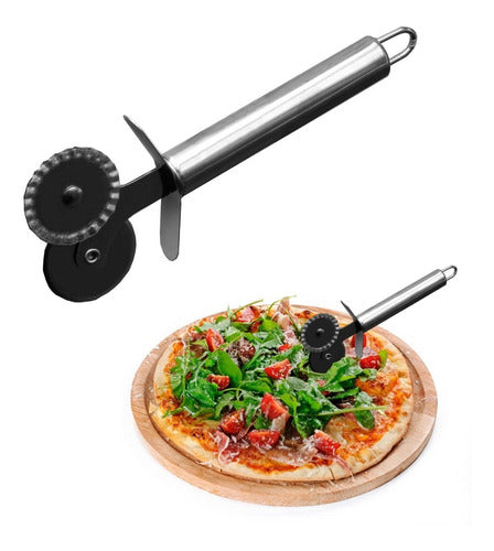 Patagonia Home Short Wheel Ravioli Pizza Cutter 2-in-1 0