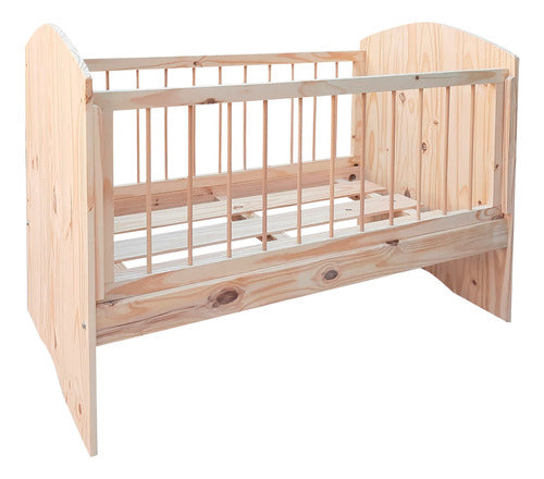 Andrade Solid Pine 120x60 Conventional Co-Sleeping Crib 0