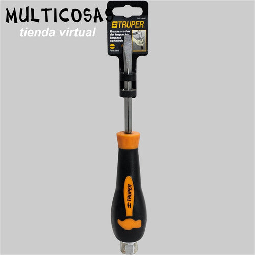 Truper Impact Screwdriver Paleta 3/16x4 Inches 1