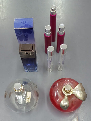 Lote Frascos Vacios Perfume Armani Dior Givenchi Kenzo Ricci 7