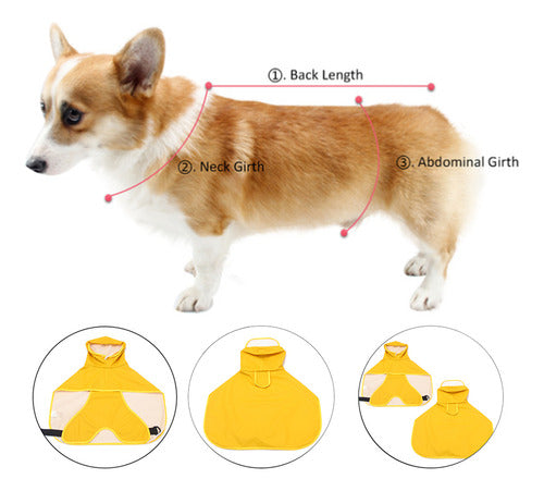 Poncho Ao Ar Livre Transparente Com Capa De Chuva Poncho Dog 1