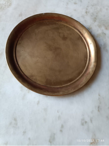 Bandeja De Bronce Circular 2