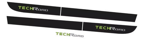 Adesivo Renault Duster Techroad Faixa Lateral Kit Dstr02 Fge 0