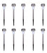 10pcs Stainless Steel LED Solar Garden Lights 0