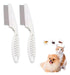 Pet Grooming Set: Cardina Brush Pet Hair Remover + Flea Comb 1