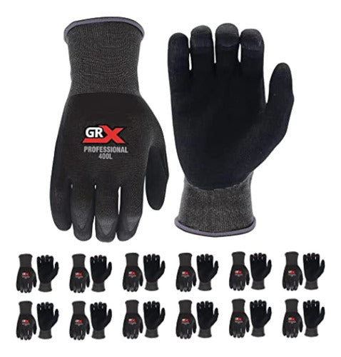 Grx Guantes De Trabajo Para Hombre A Granel (12 0