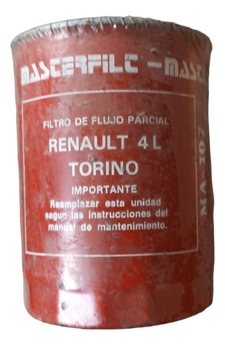 Masterfilt Filtro De Aceite Torino Renault 4 Gladiator MA107 0