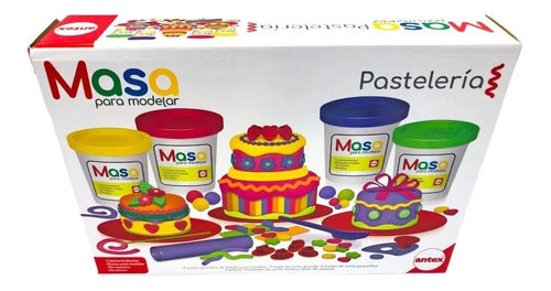 Antex Plastilina Masa Juego Moldes Tortas Pasteles Postres 1