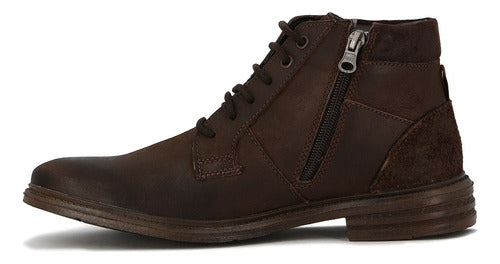 Starsax Leather Lace-Up Boots for Men 3