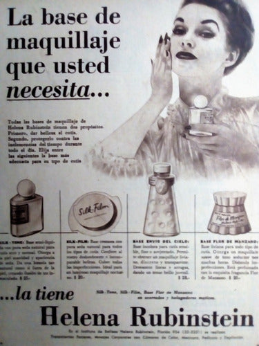 Lote 3 Antiguas Publicidad Clipping Helena Rubinstein ´50s 0