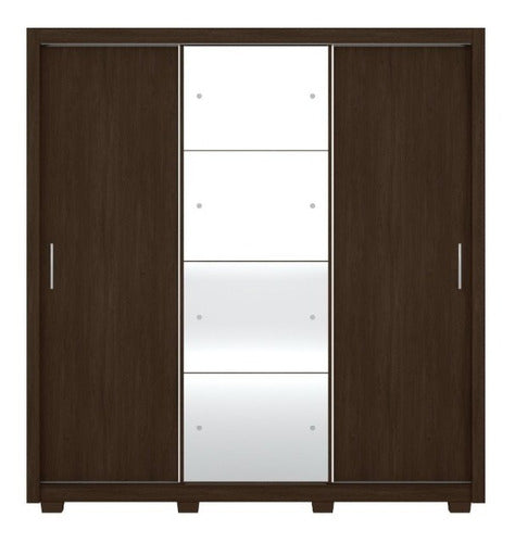 Que Sal! 3-Door Sliding Wardrobe with Mirror 3