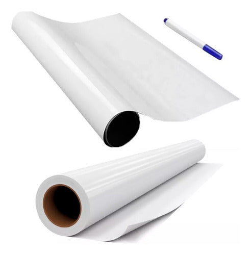 Whiteboard Pizarra Blanca Para Marcador - Adhesive Vinyl 1.26m X 3m 0