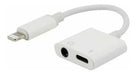 Lightning Adapter to Lightning and 3.5 mm Jack iPhone Audio 1