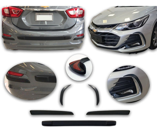 Red Front Bumper Molding Chevrolet Cruze 4p 2023 Kenny 7