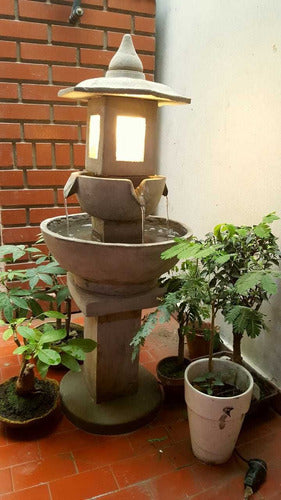 Cement Water Fountain 90cm 2
