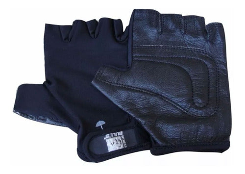 Bull's Fitness Gym Gloves Lycra and Cuirina Gym-man C 6