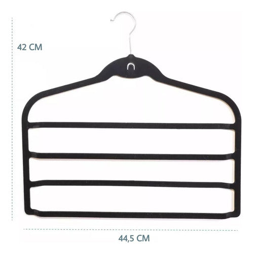 Black Plastic Hanger for Pants 3