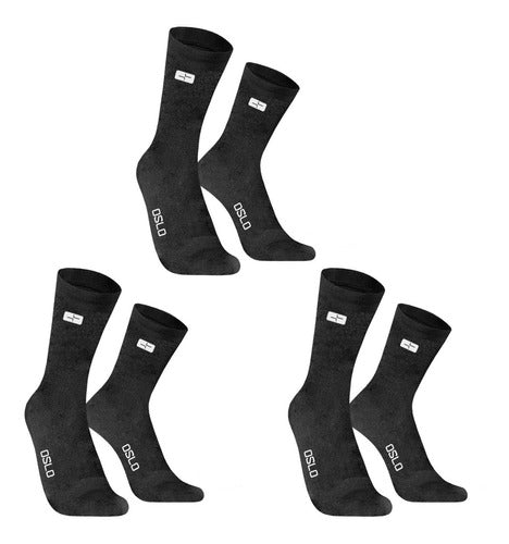 Oslo Thermal 1st Skin 3-Pair Winter Ski Motorcycle Socks 0