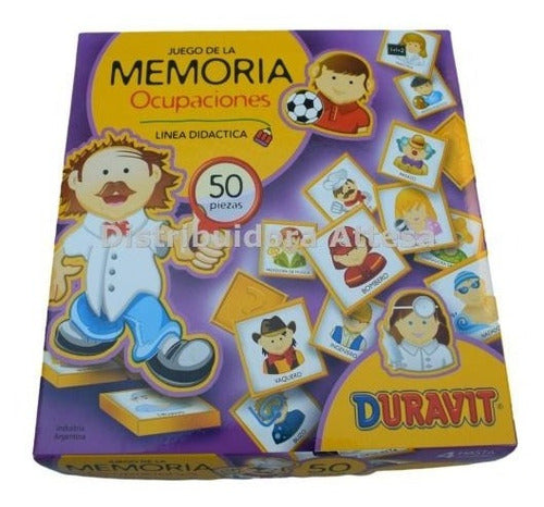 Memory Matching Game Occupations 50 Pieces in Duravit Box 3