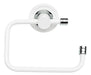 New Bath Accesorio Baño Porta Rollo Lujo 2007 Blanco Cromo 0