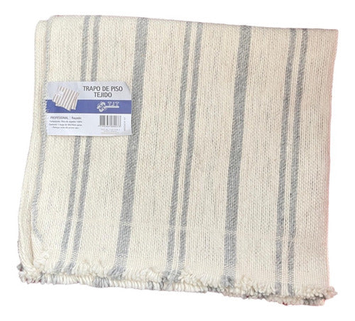 TJT Floor Cloth Woven Consortium Striped 60x70 Pack of 12 0