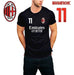 AC Milan Cotton Fan Jersey 11 Ibrahimovic, Brahim, Kessie 0