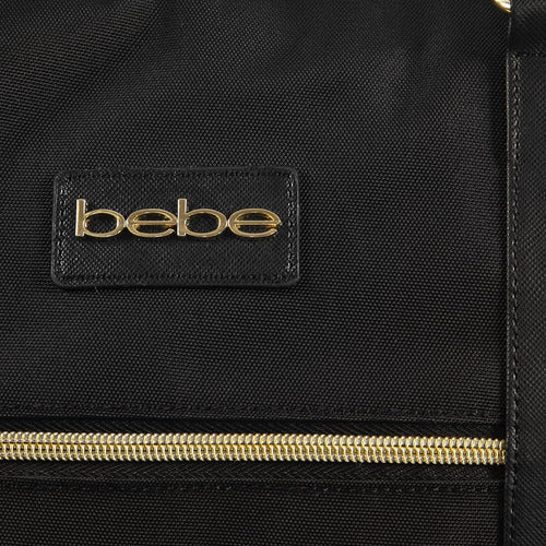 Bebe Bolso De Lona Whitney Para Mujer Oro Negro 1