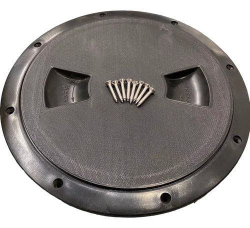 Large 8'' Round Watertight Hatch Cover for Kayak with Stainless Steel Screws 0