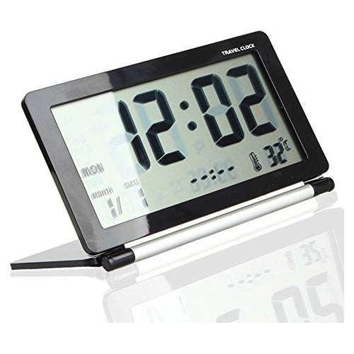 Tzou Multifunction Silent Large LCD Digital Display Alarm Clock 0