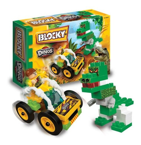 Blocky Dinos Caja X65 Piezas Divertite Jugando 0