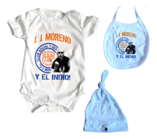 El Indio Y Juan J Moreno Madryn Baby Layette Set - 3 Pieces 0