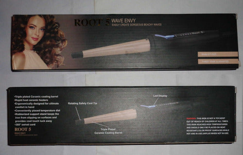 Root 5 Buclera Ceramica Circular Rizador Temp Regulabl Envio Gratis 2