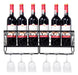 Lo Ideal Vinera Soporte Botellas Vino Y Copas Estante En Metal Rack 0