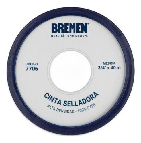 Bremen High Density Sealing Tape 7706 3/4 (19mm) X40m 0