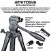 Amitosai Tripod Combo 1.30m + Cell Phone Adapter + Remote Shutter + Bag K0 2