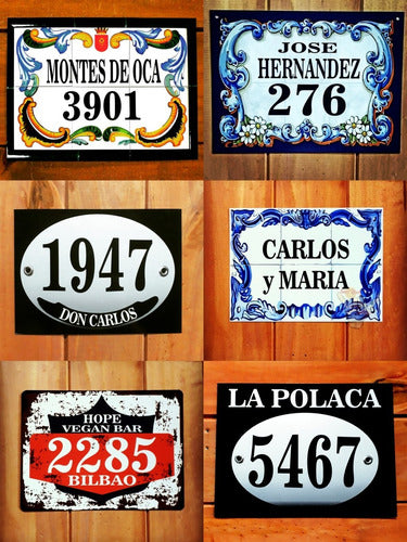 Sitges_artesanias Promo 2 X 1 Personalized Vintage Style Tin Signs 0