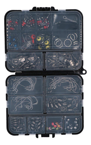 SUPERTHEO Fishing Kit. Accessories. 158 Pieces. Weights, Hooks Etc. 1