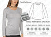 Universo Imprimible Long Sleeve Women's T-Shirt Patterns - Sizes XS to 2XL 1