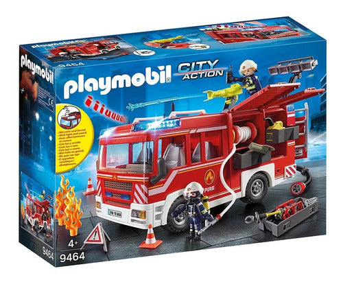 Playmobil City Action Camion De Bomberos Para Niños Febo 0