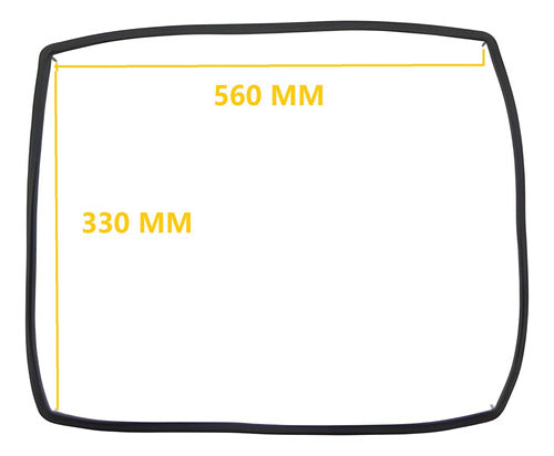 Burlete Puerta Horno Pauna Cerrado 560 X 330 Mm 1