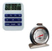 Luft Digital Timer with Clock + Oven Thermometer Cooking Combo 0