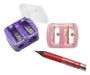 MAS Double Sharpener Set X3 with Lid for Eyeliner Makeup 1