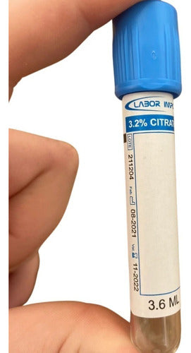 Tubo Recolección Prp Citrato De Sodio Al Vacio 3.6ml X 25 Un 0