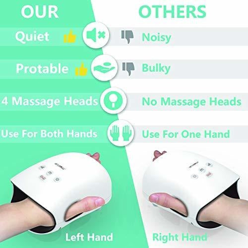 CINCOM Wireless Hand Massager with Heat for Arthritis and Carpal Tunnel 4