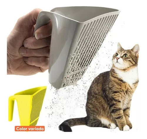 Pala Limpieza Litera Higiene Gatos Practico Moderna Sift 0