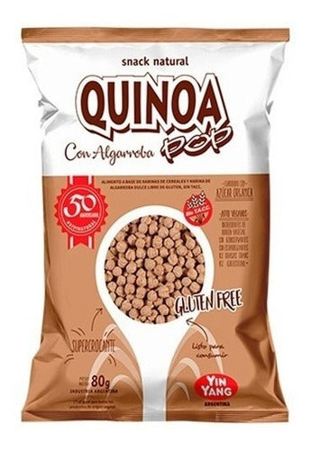 Yin Yang Quinoa Pop Inflated with Carob 0