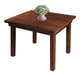 Modern Solid Wood Dining Table Straight Leg 100x80 Sajo 10