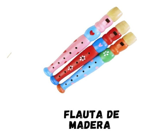 Pack Musical Infantil Madera 5 Instrumentos Didácticos Niños 3